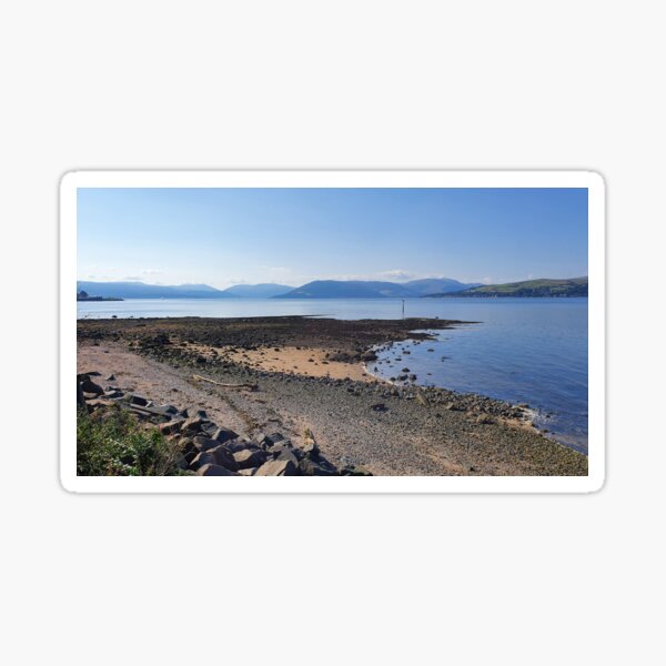 Item preview, Battery Park beach Greenock View of River Clyde designed and sold by Scottish Photography .