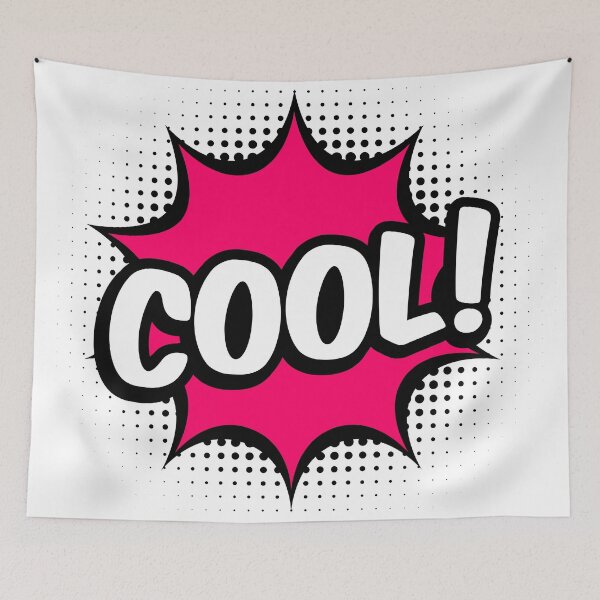 Item preview, COOL comic style text in red speech bubble.  designed and sold by TashaVector.