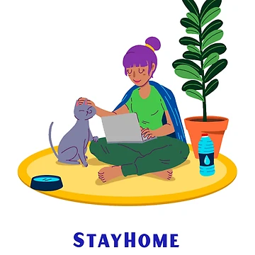 Artwork thumbnail, Stay Home by Ruthria