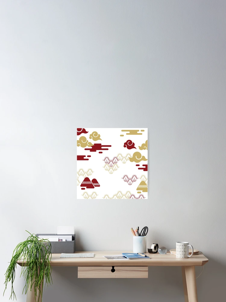 Thumbnail 2 of 3, Poster, Japanese Pattern designed and sold by mischellero.