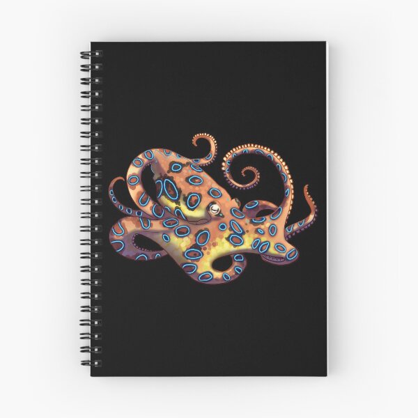 Item preview, Blue-Ringed Octopus designed and sold by Burning Bee Illustration.