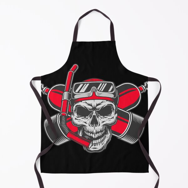 Item preview, Scuba diving diver skull designed and sold by FirstImpact.