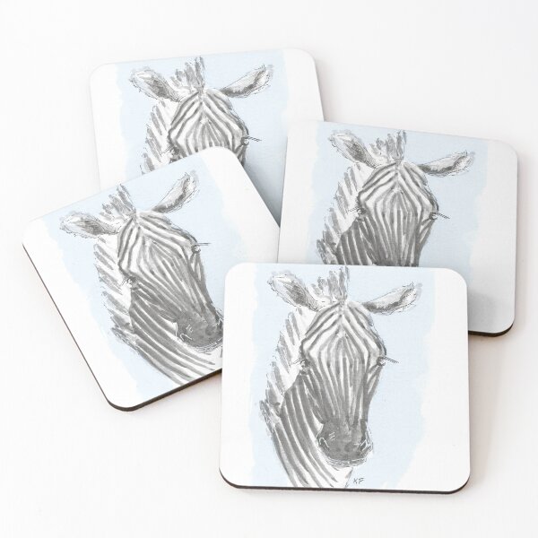 Item preview, Zebra Watercolor (01) designed and sold by PaintingsByKF.