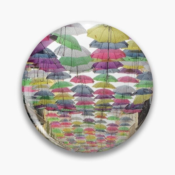 Item preview, Floating Colorful Umbrellas of Puerto Rico  designed and sold by koArtStudio.