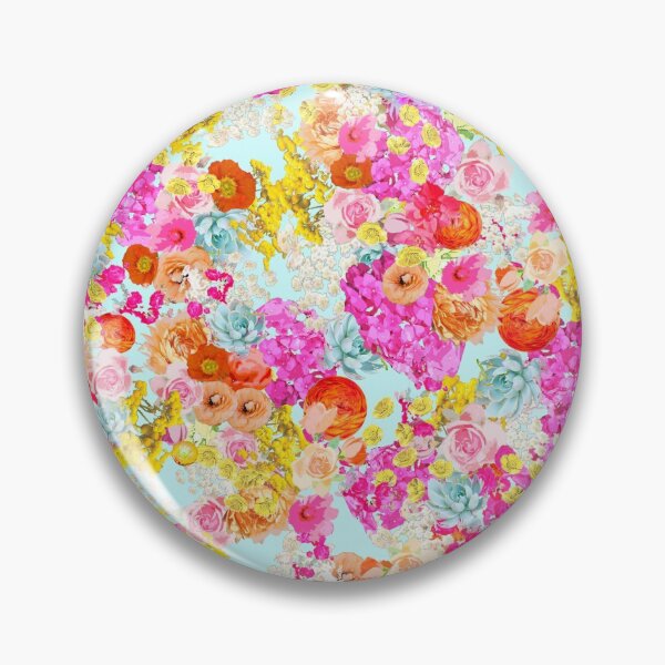 Item preview, Summer Bright Floral Print on Mint designed and sold by The Artwerks.