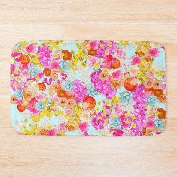 Item preview, Summer Bright Floral Print on Mint designed and sold by The Artwerks.