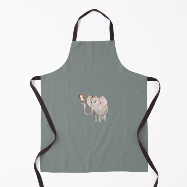 Item preview, little elephant with bird designed and sold by ingosplanet.