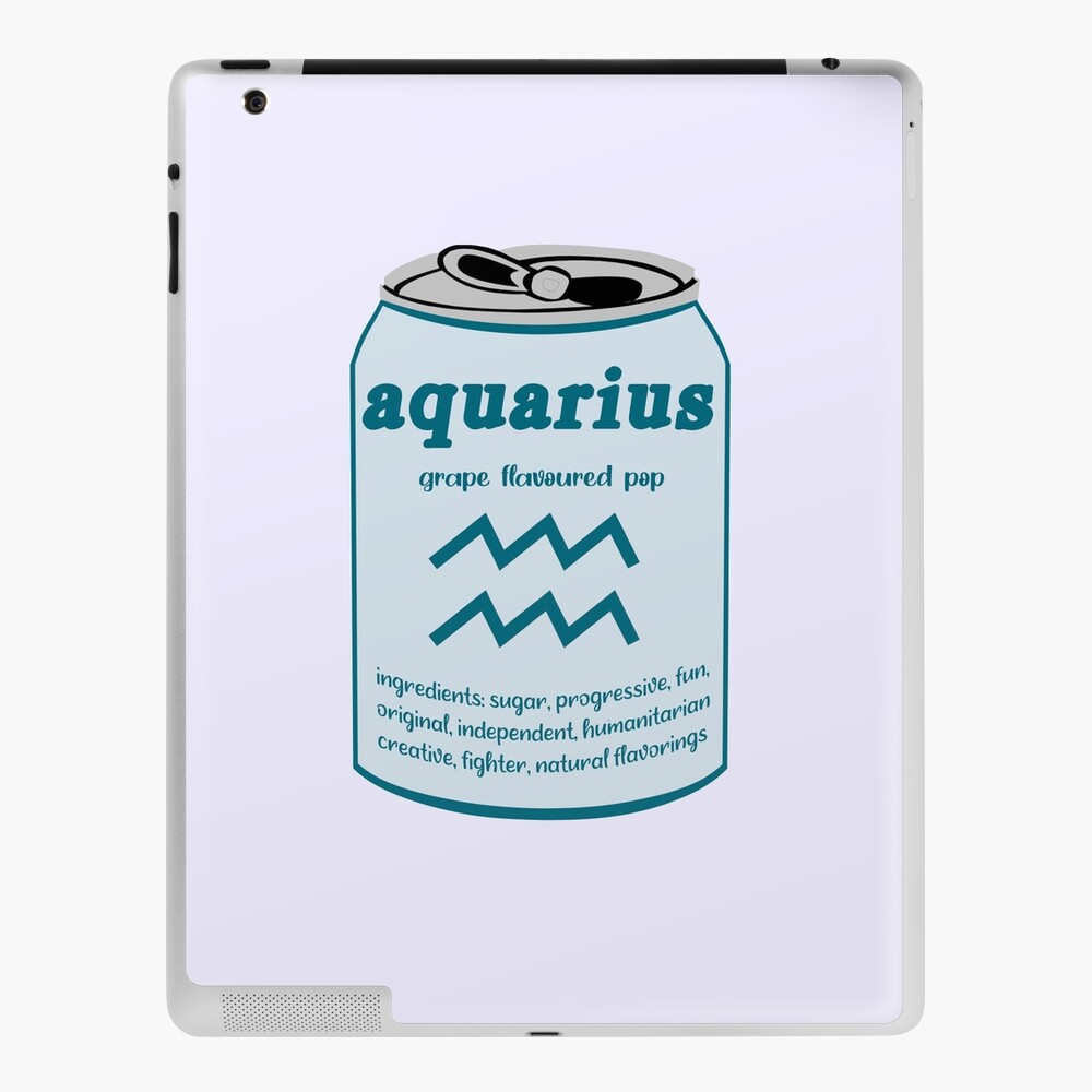 Aquarius Zodiac Sign Trendy Vsco Sticker Ipad Case And Skin For Sale By