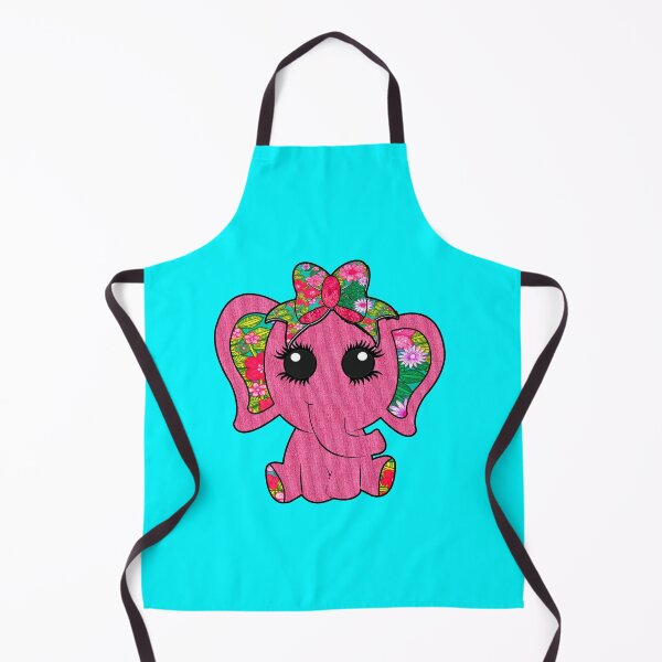 Artikelvorschau, Pastellrosa Blumenelefant entworfen und verkauft von artbyomega.