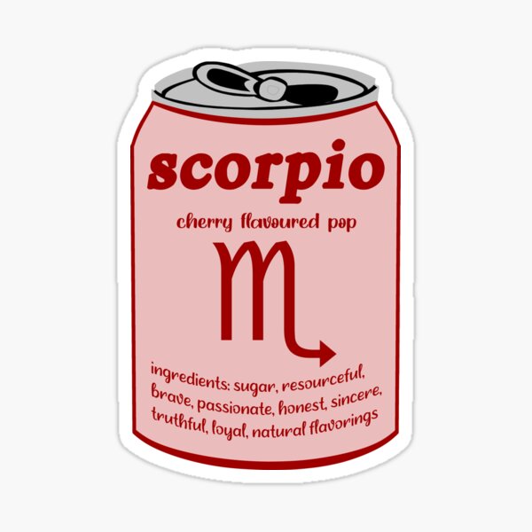 Scorpio Zodiac Sign Trendy VSCO Sticker Sticker