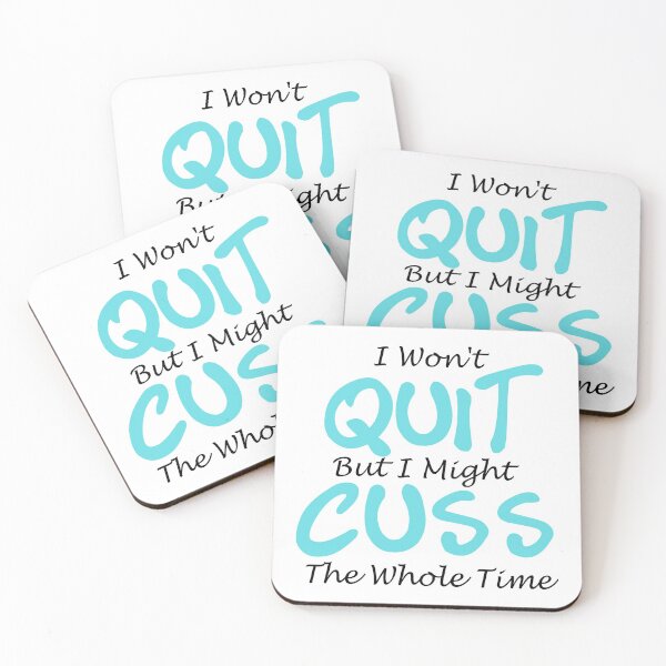 Item preview, I Won't Quit designed and sold by thepizzaboy.