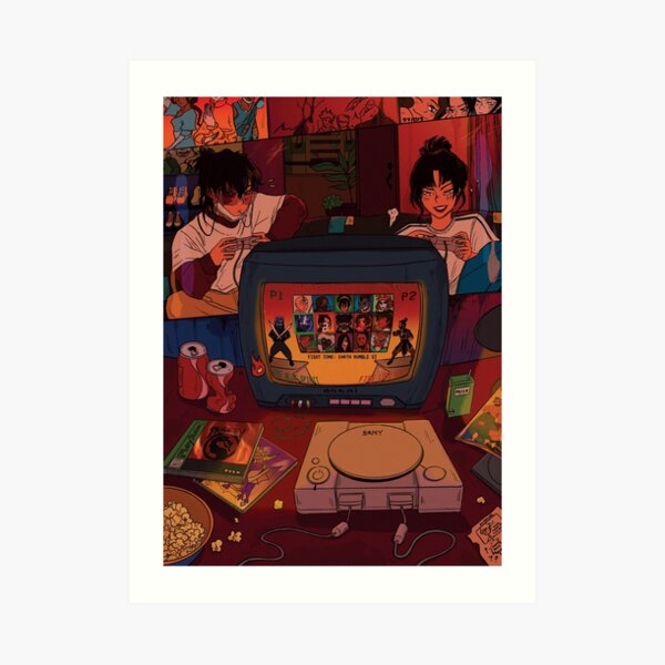 game night - zuko & azula Art Print