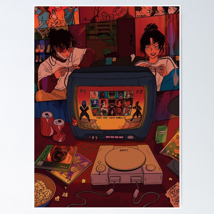 game night - zuko & azula Poster