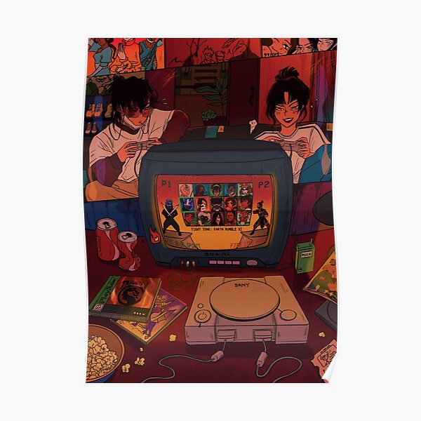 game night - zuko & azula Poster