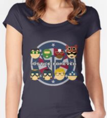 Kick-Ass 2: Justice Forever Women's Fitted Scoop T-Shirt