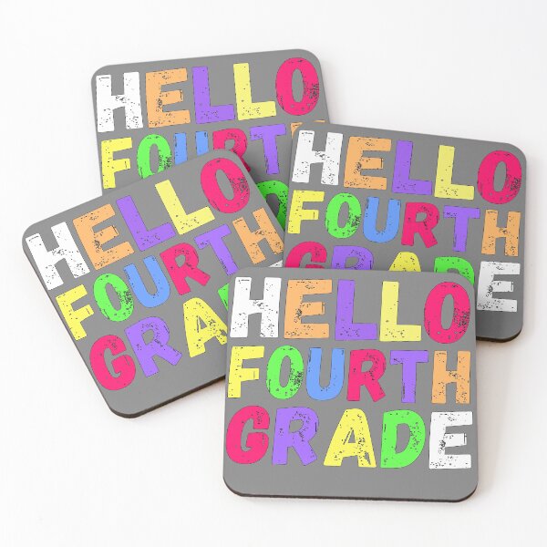 Item preview, Hello Fourth Grade - Hello 4th Grade - Back To School Gift  designed and sold by meedTee.