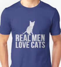 Real Men Love Cats Slim Fit T-Shirt