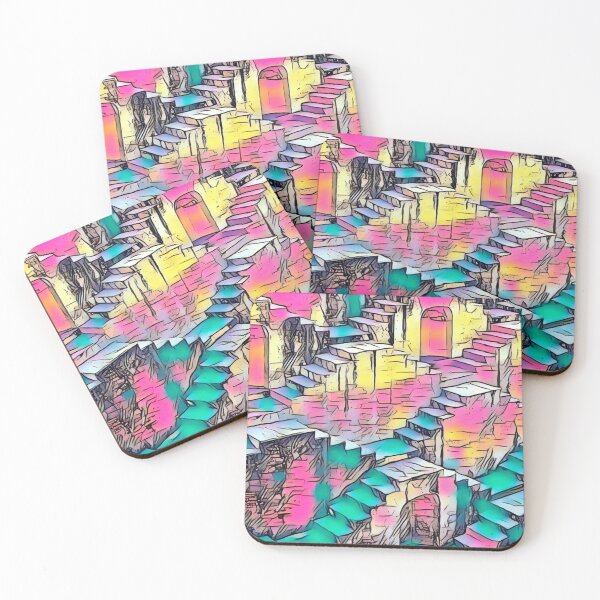Item preview, India Stepwell Sketch designed and sold by choisanezine.