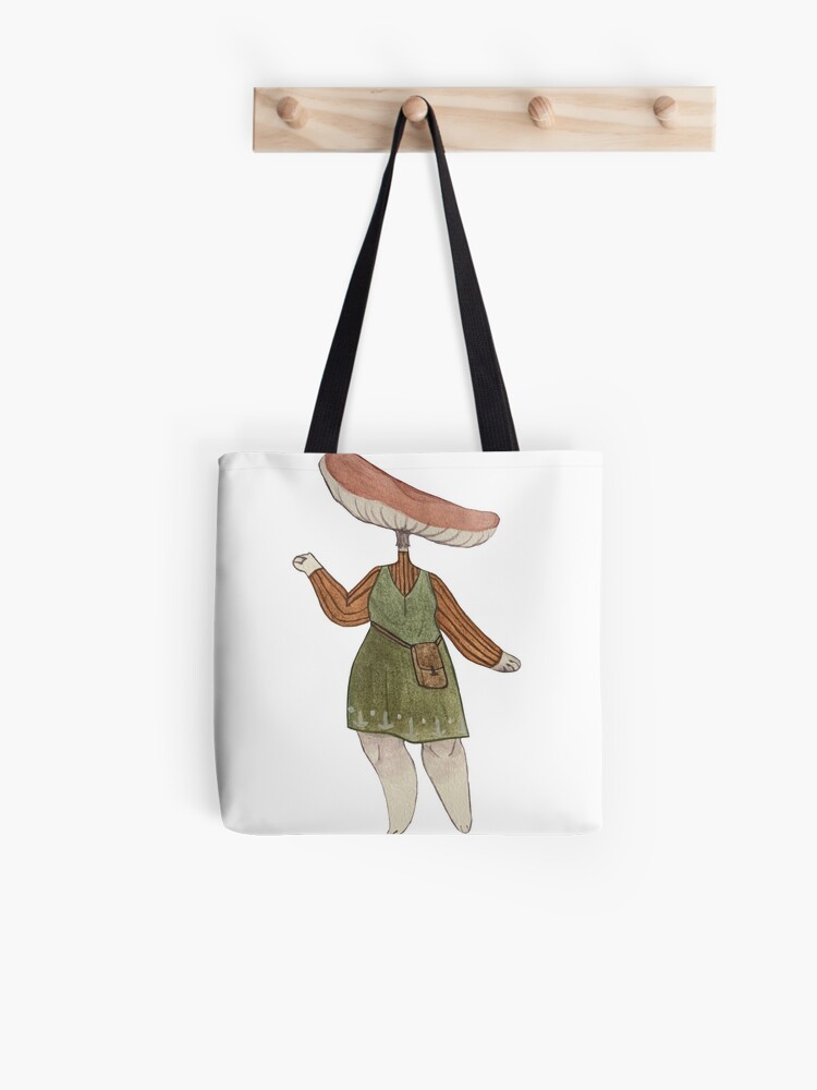 Mushroom Canvas Tote Bag for Women Cottage Core Tote Bag -  Canada