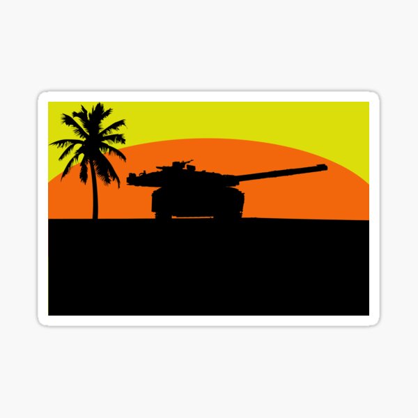 Desert Tank Sticker