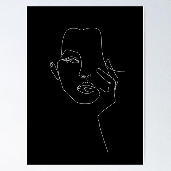 Black Desire Minimalist Wall Art Poster