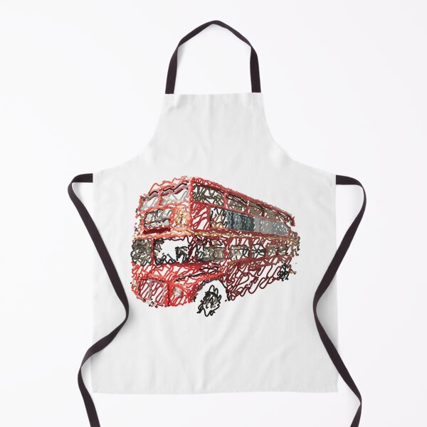 Item preview, London Bus made of squiggles. designed and sold by PhilRadfordArt.