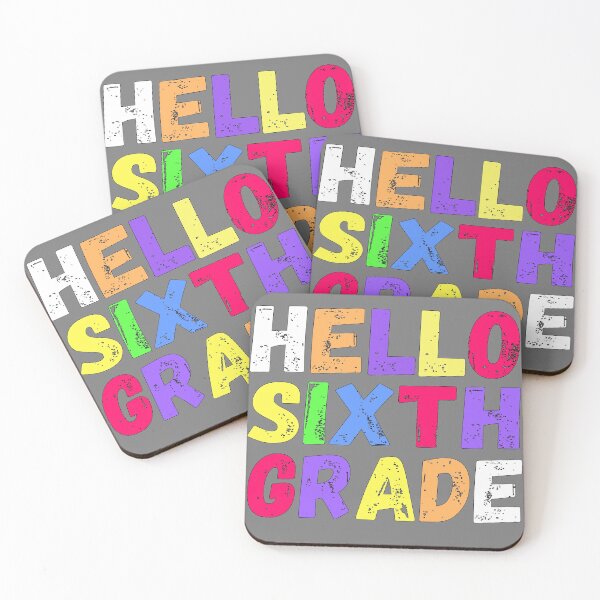 Item preview, Hello Sixth Grade - Hello 6th Grade - Back To School Gift  designed and sold by meedTee.