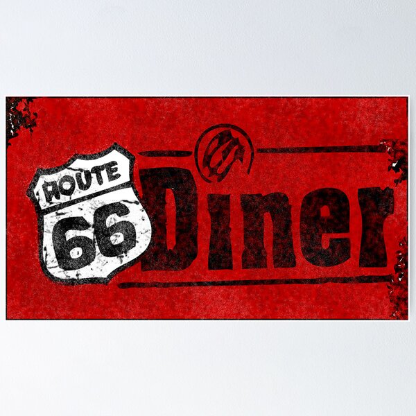 Item preview, Route 66 Diner Sign designed and sold by K D Graves Photography.
