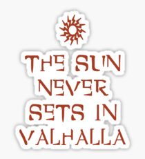 Daytime in Valhalla Sticker