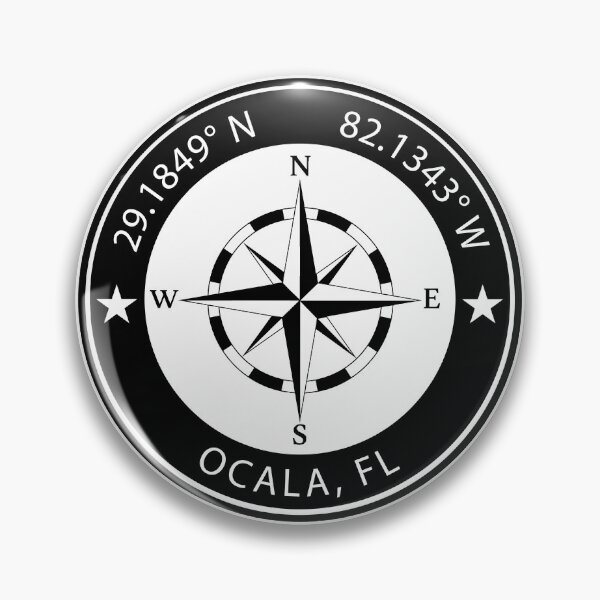 Item preview, Ocala, Florida Geographical Coordinates designed and sold by TeeOhGraphics.