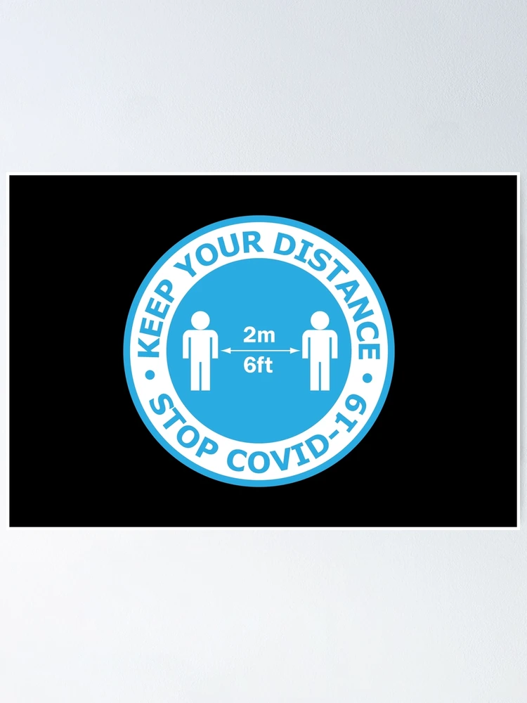 Thumbnail 1 of 3, Poster, Keep Your Distance designed and sold by Botts85.