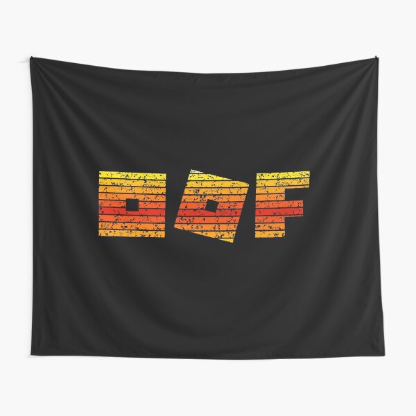 Roblox Logo Game Oof Ripetitive Red Paint Gamer Tapestry By Vane22april Redbubble - roblox sunset logo