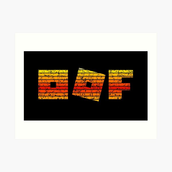 Roblox Logo Game Oof Ripetitive Red Paint Gamer Art Print By Vane22april Redbubble - roblox favorite games art