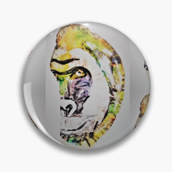 Item preview, Painted Gorilla, Shell Creation designed and sold by craftsbydaphy.