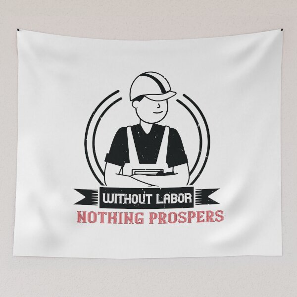 Item preview, Without labor nothing prospers designed and sold by finnimoo.