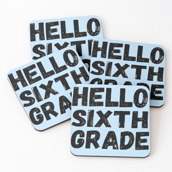 Item preview, Hello Sixth Grade - Hello 6th Grade - Back To School Gift  designed and sold by meedTee.