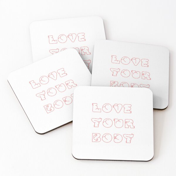 Item preview, love your body red designed and sold by vibesdesings.