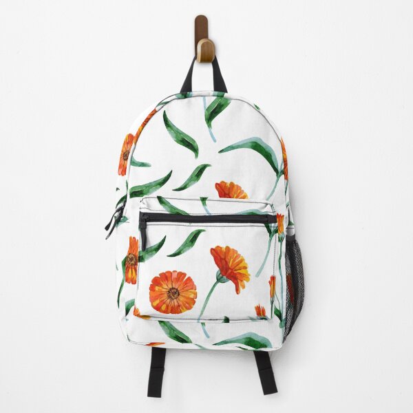 Item preview, Calendula flowers watercolor pattern. designed and sold by Colibri77.