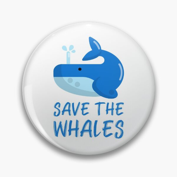 Item preview, Save the Whales Bright Blue Whale  designed and sold by javes93.