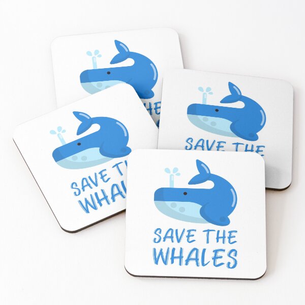 Item preview, Save the Whales Bright Blue Whale  designed and sold by javes93.