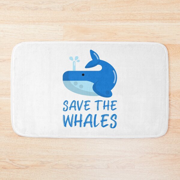 Item preview, Save the Whales Bright Blue Whale  designed and sold by javes93.