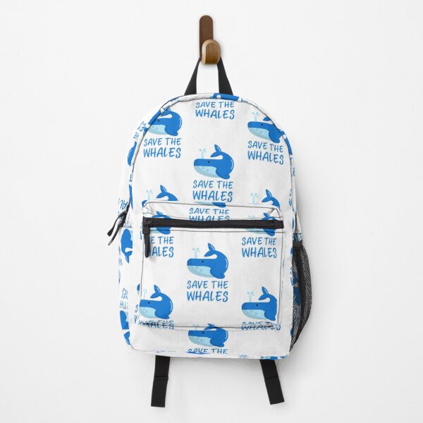 Item preview, Save the Whales Bright Blue Whale designed and sold by javes93.