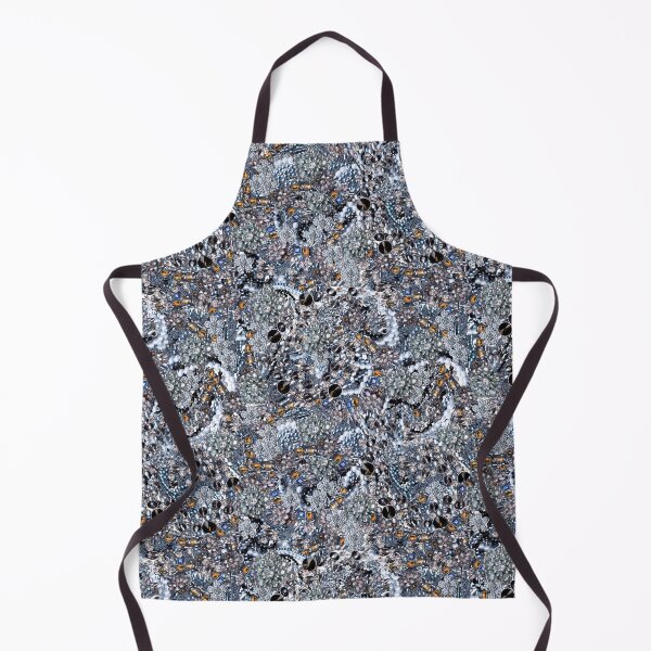 Item preview, jewelry print blue designed and sold by Lara Wolf.