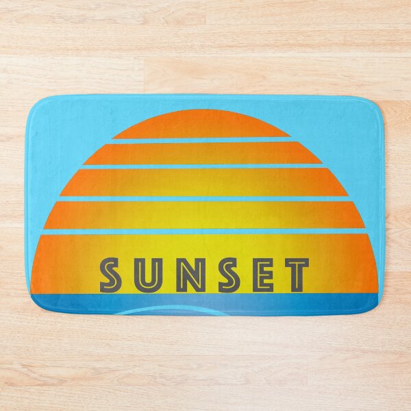 Item preview, Ocean Sunset Blue bkgrd designed and sold by Orchyd.
