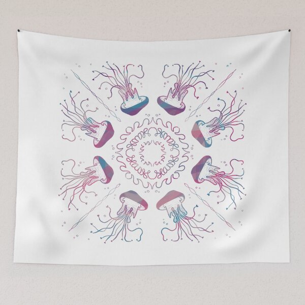 Item preview, Jellyfish Mandala designed and sold by Nathalie Aynié.