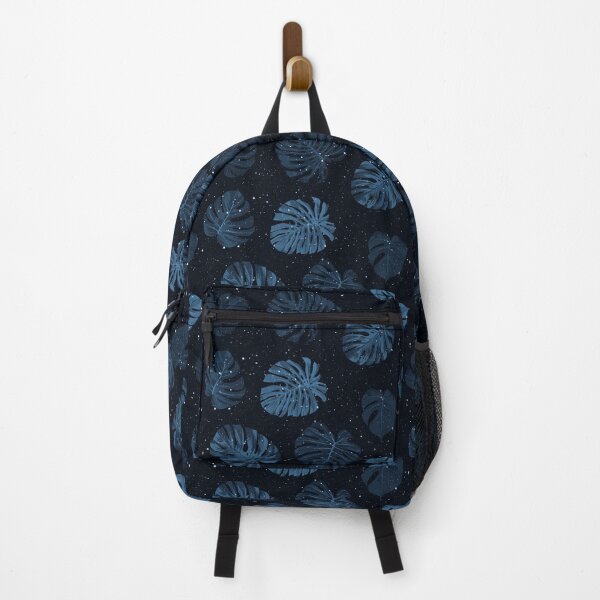 Item preview, Sparkle Blue Monstera Leaves designed and sold by LY DESIGN.