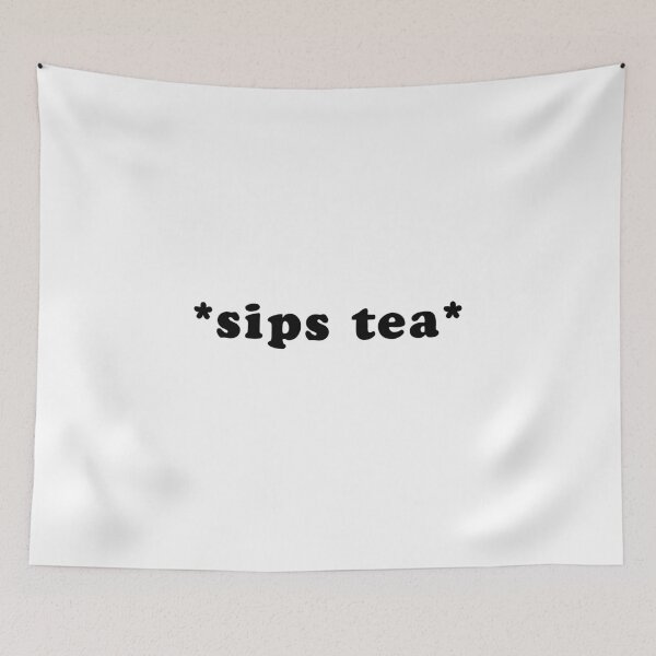 Item preview, Sips Tea Girly Groovy Style Funny Meme designed and sold by creativeloog.