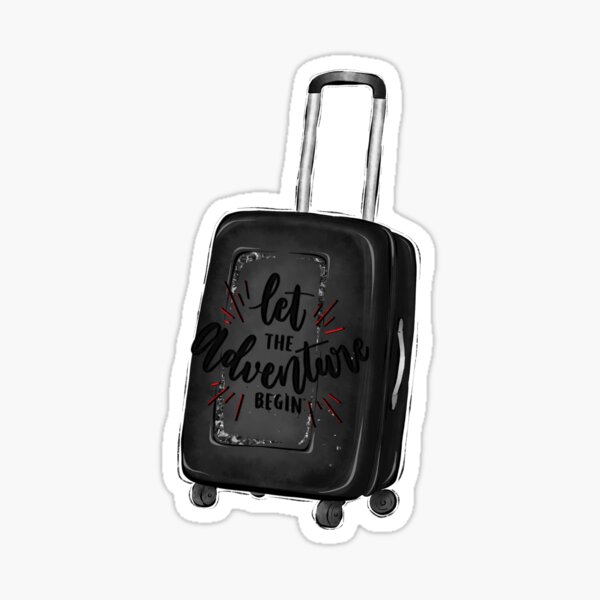 Let the adventure begin Sticker