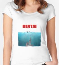 Hentai tentacles Women's Fitted Scoop T-Shirt