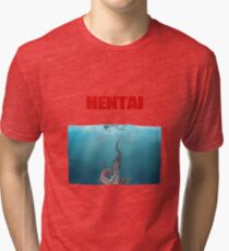 Hentai tentacles Tri-blend T-Shirt